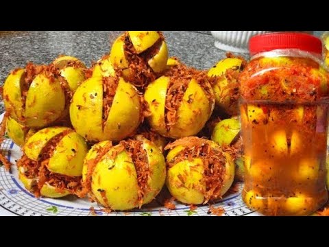 طريقه تخليل الليمون المعصفر لرمضان تجهيزات رمضان ٢٠٢٧