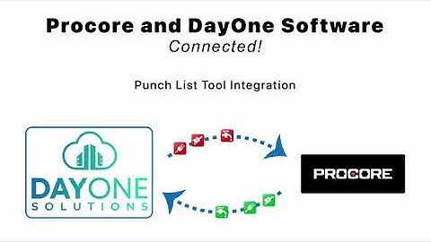 DayOne and Procore Punch List Integration