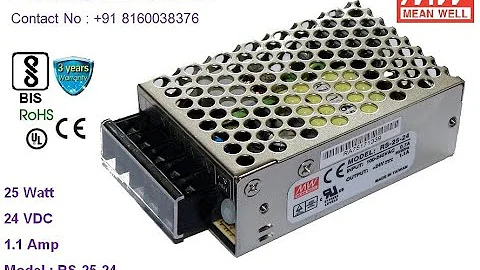 RS-25-24 Meanwell SMPS Power Supply