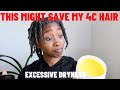 My 4c Hair keeps BREAKING even after I Pre Poo &amp; Deep Condition| Low Porosity| Winter Wash Day