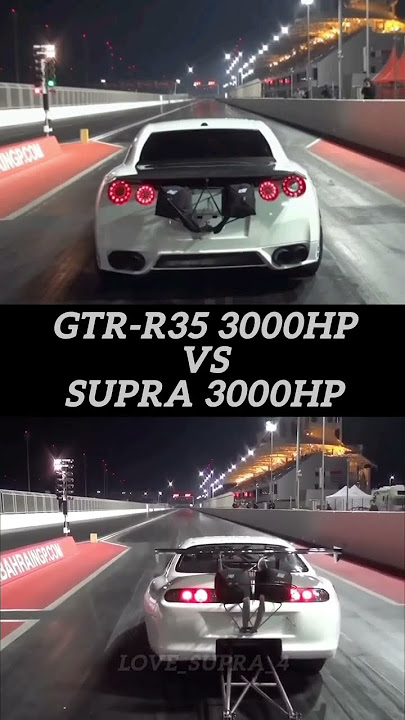 Gtr r35 vs supra 3000 hp! battle#supra #gtr #r35 #mk4supra