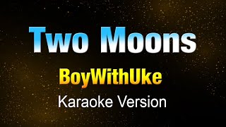 TWO MOONS - BoyWithUke  (KARAOKE/Instrumental) Resimi