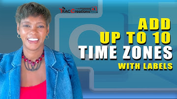 Show and Hide Multiple Outlook Time Zones with Labels