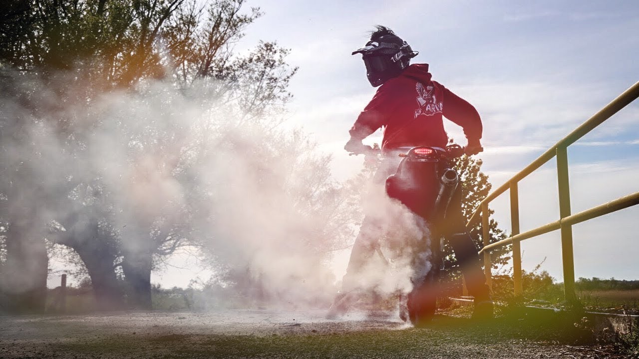 PALENIE LACZKA! | DRZ400SM & EXC250 | Jagus24