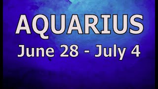 AQUARIUS - You And Marrying You Are All They Think About | Jun 28 - Jul 4 Tarot Reading