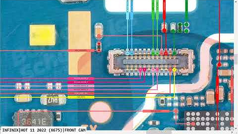 INFINIX HOT 11 2022 X675 FORNT CAMERA Error Notwarking Not Open Problem Hardware Solution #borneosch