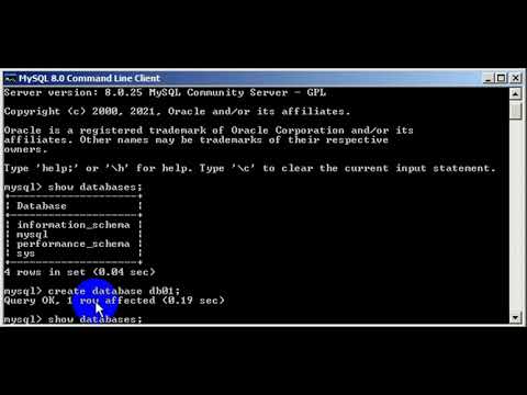 MySql Essentials 02 Create and delete Databases