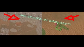 [Steep Steps] Cactus glider and table flip ladder (how to get and showcase)