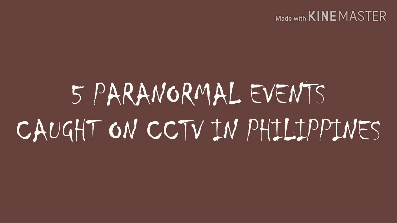 5 ghost caught on camera in philippines - YouTube
