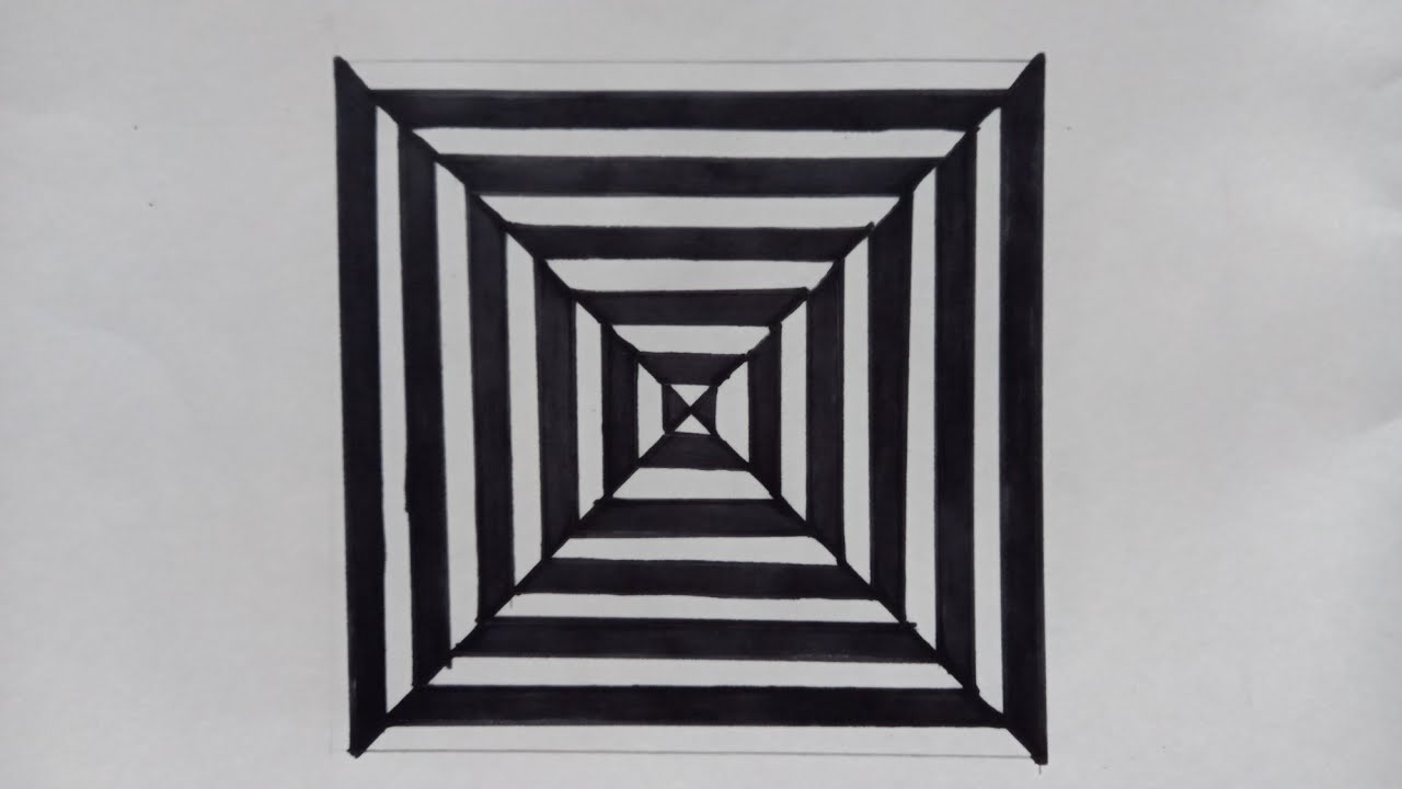Easy Geometric pattern for Beginners | Simple geometric design - YouTube