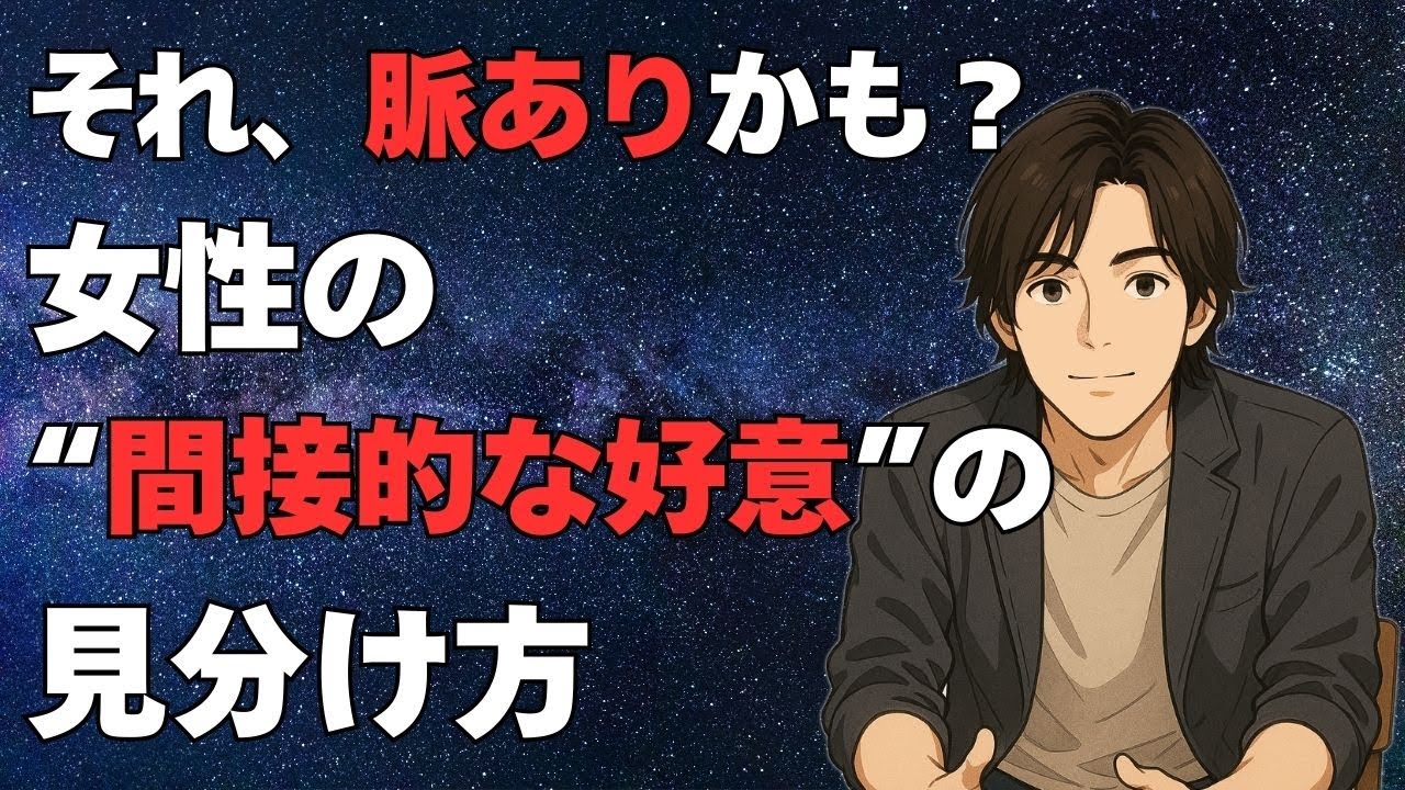 それ、脈ありかも？女性の“間接的な好意”の見分け方
