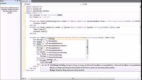 Membuat Aplikasi LAN Chat di vb.net Menggunakan Pemrograman Socket  (Sistem Terdistribusi)