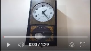 ساعه حاءط ملو سايكو دقاق  - A wall clock full of seiko minutes