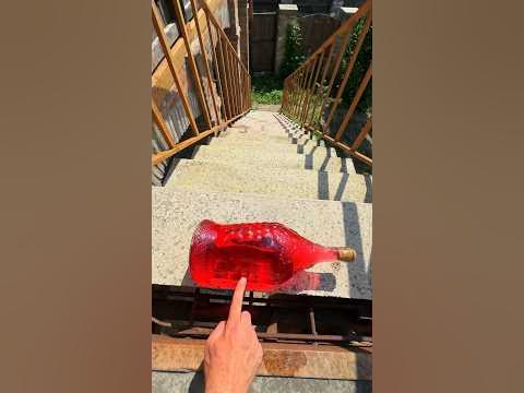 Crushing Crunchy & Soft Things ! Breaking glass bottles ⚠️🔥 #shorts #