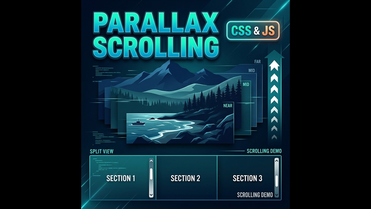Parallax Scrolling Page – CSS & JavaScript Tutorial | Animated Page ...