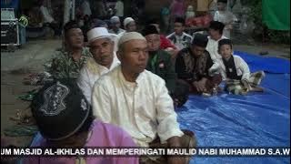 Maulid addiyu lami' Hadroh Al ikhlas.NGORO BERSHOLAWAT. MAULID NABI MUHAMMAD SAW. Part 4