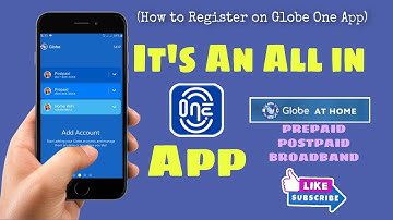 How To Register To Globe One App | Globe At Home #19 | rmj pisonet