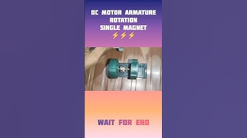 How To Work DC Motor Armature Rotating || ITI Pactical ||#iti #electrician #electrical #armature