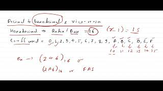Digital System Lecture 3: Number system conversion part 3: Decimal to Hexadecimal and Vice-Versa