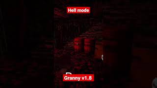 granny v1.8 Hell mode #shorts #gaming #granny #gameplay #games #cartoon #kids #short