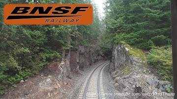 "Cab Ride" on the BNSF Scenic Sub, Snohomish Jct. to Wenatchee
