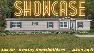 SHOWCASING THE SHOWCASE S 2254 SQFT DESTINY HOMEBUILDERS MANUFACTURED MOBILE HOME TOUR