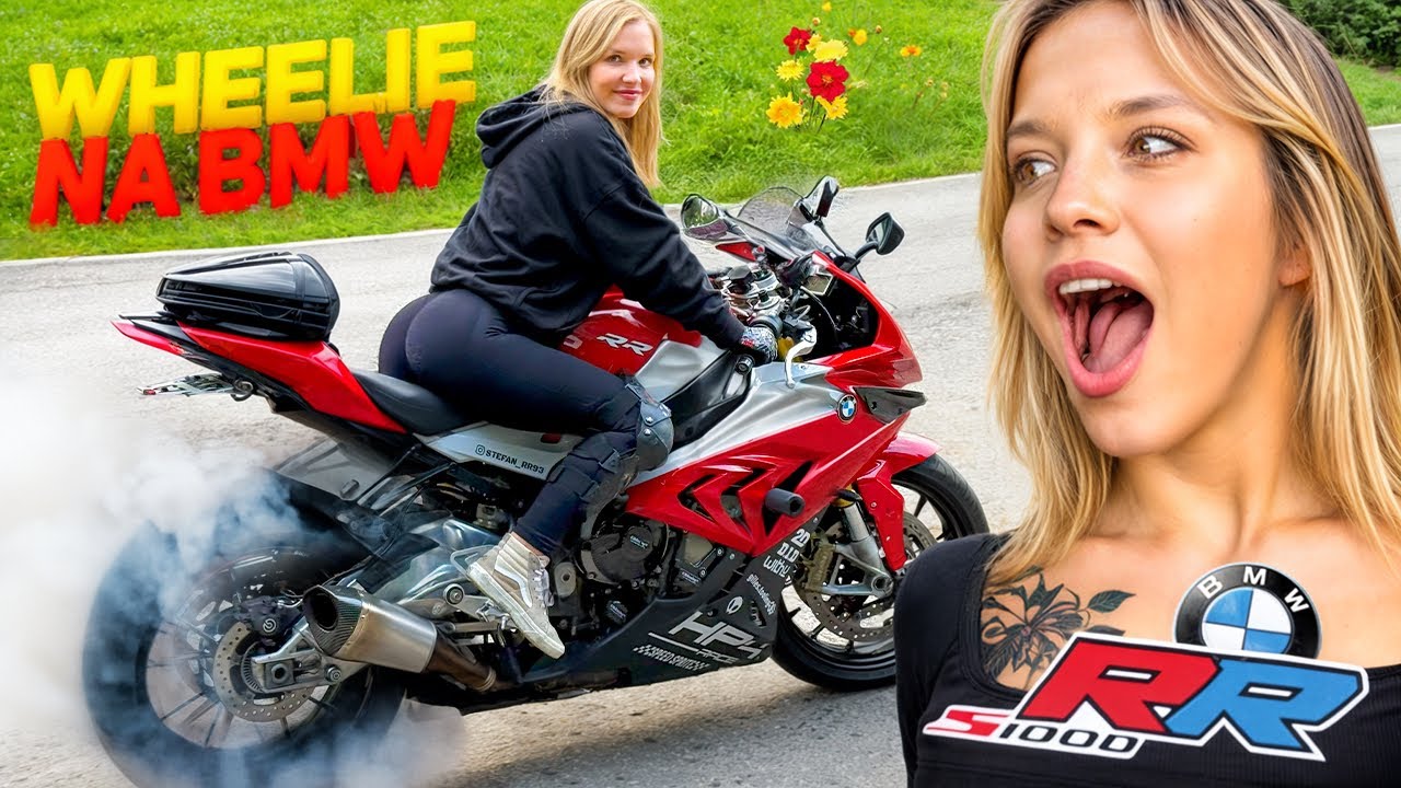 UCZĘ SIĘ WHEELIE NA BMW S1000 RR