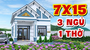 7x15,5m | MẪU NHÀ CẤP 4 MÁI THÁI ĐẸP MIỄN BÀN LẠI CÒN TIẾT KIỆM CHI PHÍ