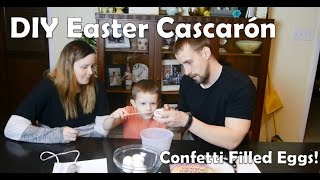 DIY Easter Cascarón- confetti filled egg!
