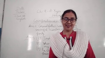 Class VII English 1 12  2020 by Ms Vandana Wells