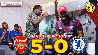 Arsenal 5-0 Chelsea | Full Fan Reactions | Trossard Ben White Kai Havertz