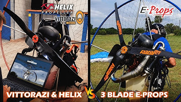 Vittorazi and Helix VS E-Props Paramotor propellers