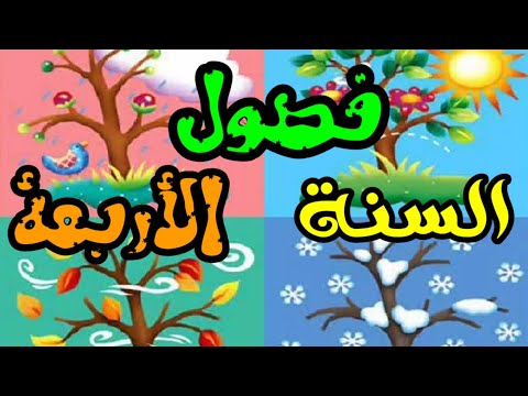فصول السنة الأربعة باللغة العربية للأطفال تعلم مع