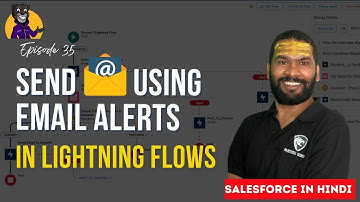 DAY35 - Send Email using Email Alerts in @salesforce Flows with @sfdcpanther #salesforceflow #sfdc