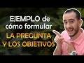 🙀EJEMPLO de cómo formular LA PREGUNTA Y LOS OBJETIVOS de investigación🧡 - Uso del cartón 👈