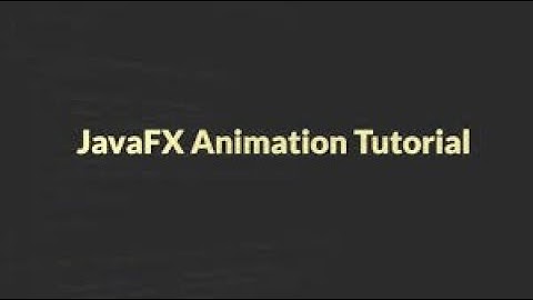 How to do Translate Animation in JavaFX Language (Davidesk Academy)