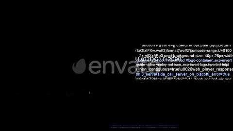 Glitch Computer Code | Motion Graphics - Videohive template