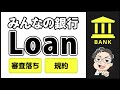 みんなの銀行ローン (Loan：カードなしのカードローン)【審査に落ちやすい人の特徴】【規約に明記されている重要なこと】