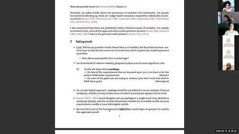 Modality in natural languages: Patterns, theories, logic (Part 2)