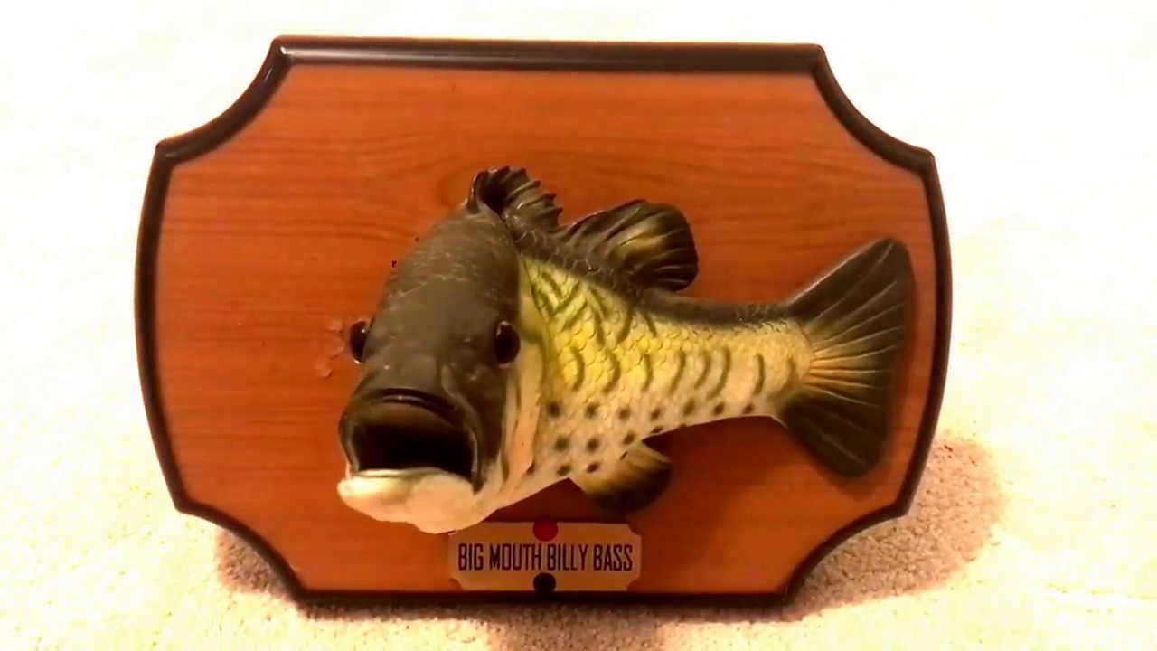 Big Mouth Billy Bass 1999 Poisson Chantant - NON TESTÉ, Pour Pièces