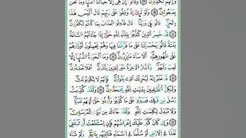 صفحة/١٣١/ رواية ورش عن نافع/ سورة الأنعام/ ابو النور الهادي