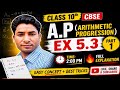 math, 10th class cbsc board, chapter 5,ex 5.3,part , 1#