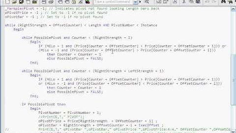 Tutorial 27 | Markplex Pivot Function | Tradestation EasyLanguage Tutorials