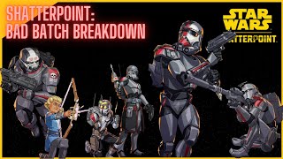 Star Wars Shatterpoint: Clone Force 99 - The Bad Batch