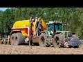 Slurry Injection | Fendt 926 vario + Veenhuis Profi 22000 tandem tank | W. Meulepas Mill