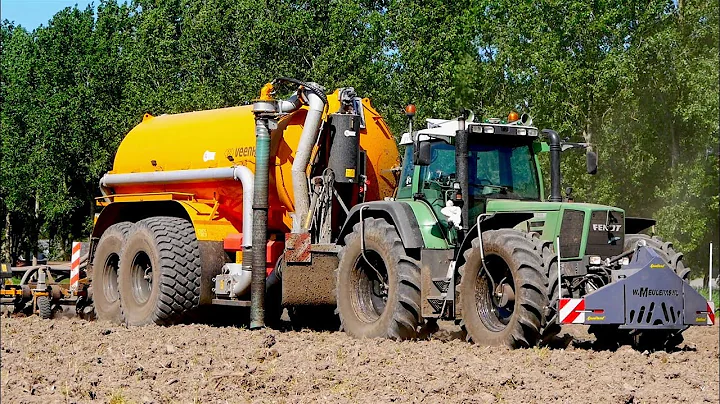 Slurry Injection | Fendt 926 vario + Veenhuis Prof...