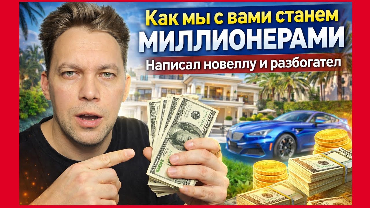 🔴ВОТ, что сделает нас с вами МИЛЛИОНЕРАМИ! Пишем рассказ и богатеем