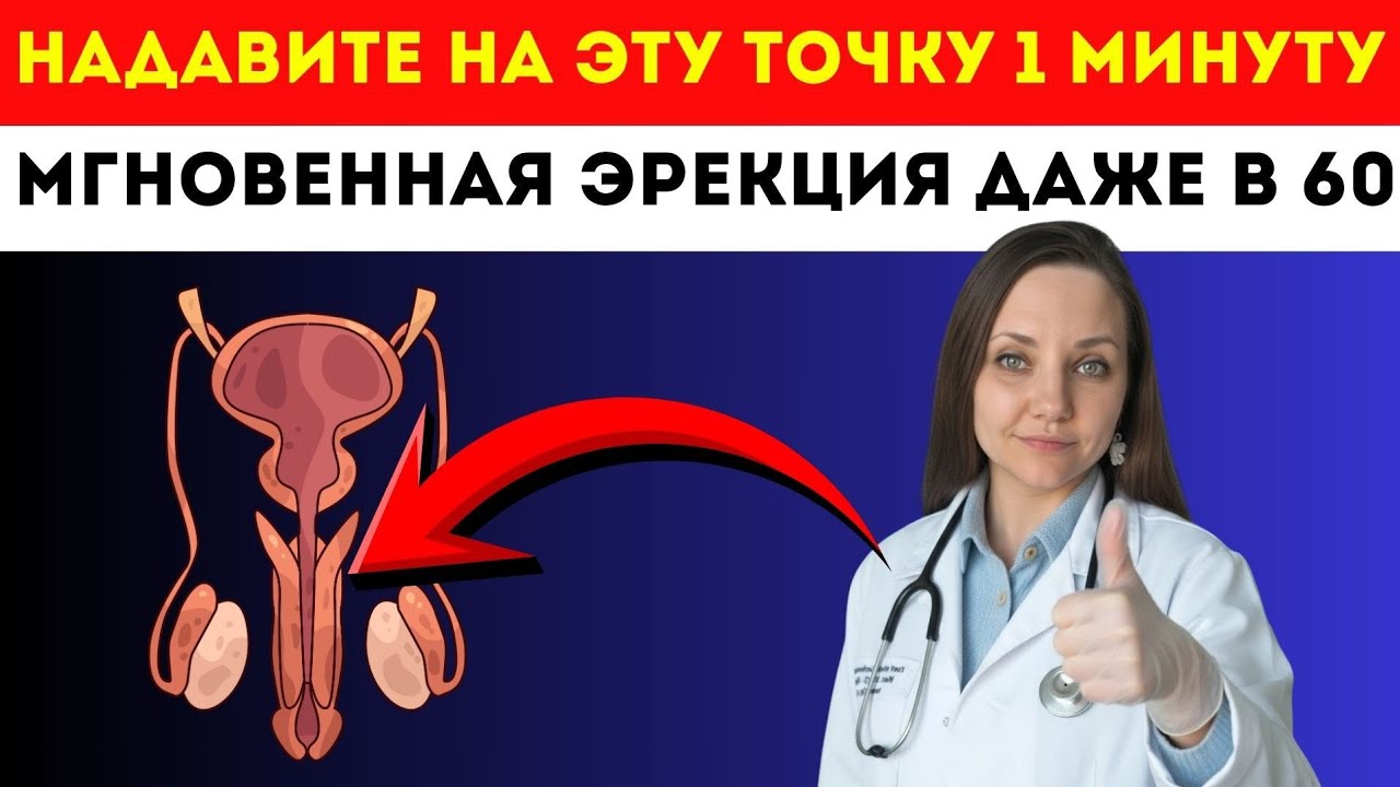 Мужчины после 50: массируйте ЭТУ точку 1 минуту — вернётся твёрдость и сила