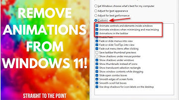 How to Disable Windows 11 Animations and Make Your PC Faster!