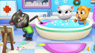 My Talking Tom Friends (iOS, Android) Gameplay Walkthrough (Outfit7) - HD